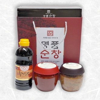 명품순창세트 간장 된장 고추장 선물세트